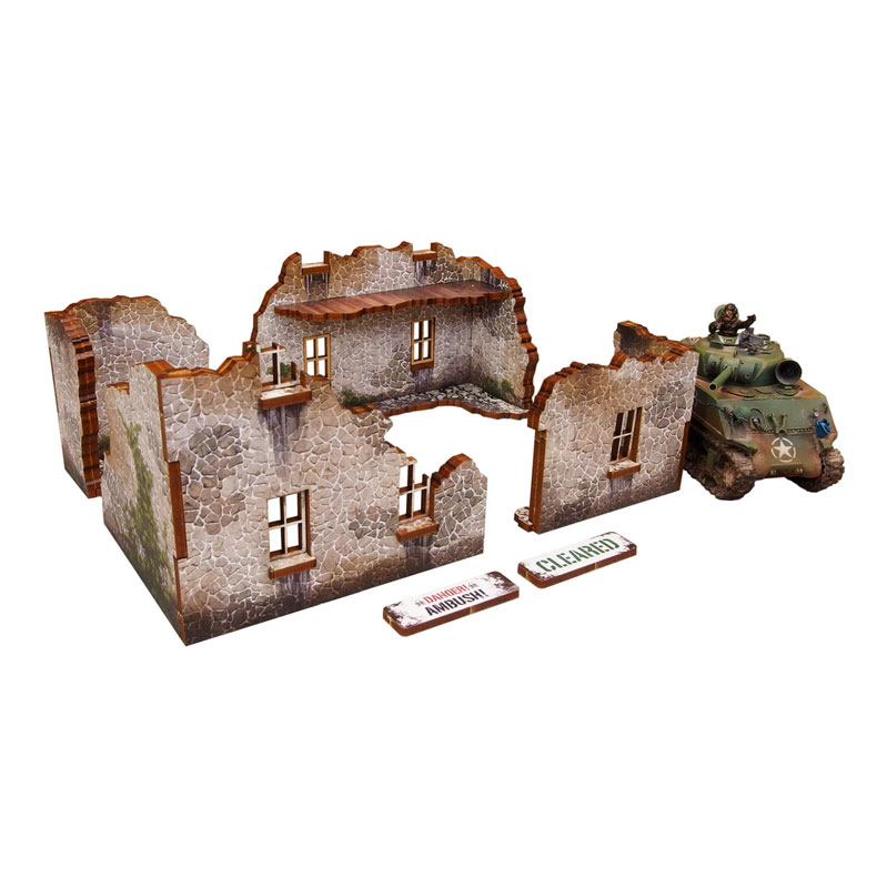 Micro Art Studio WWII Normandy Ruin 1