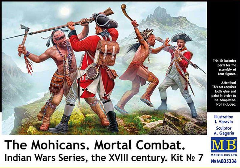 The Mohicans Indians & British Marines Mortal Combat XVIII Century