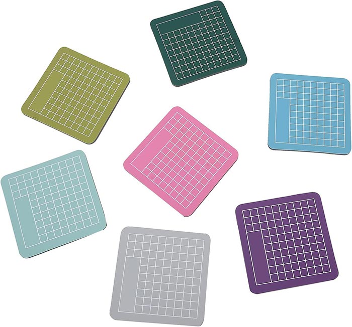 Travel Cutting Mat Self Healing - Mini Mat for 6x6cm (Random Colors)