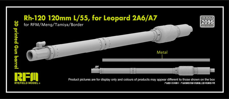 Rye Field Rh-120 120mm L/55 Gun Barrel for Leopard 2A6/A7