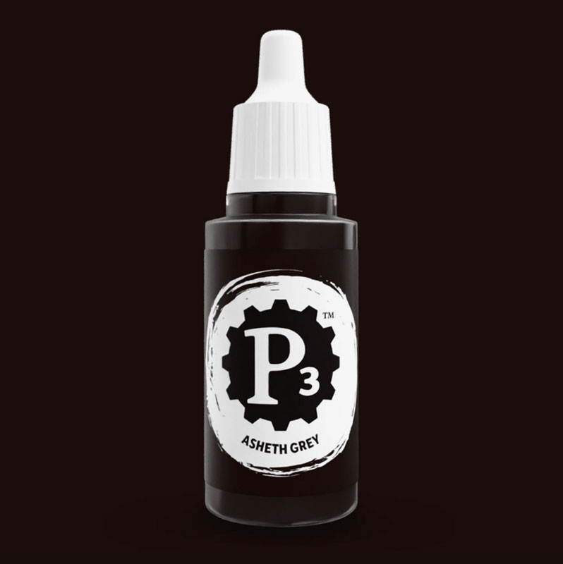 Privateer Press Paints (P3) Asheth Grey 18ml (086)