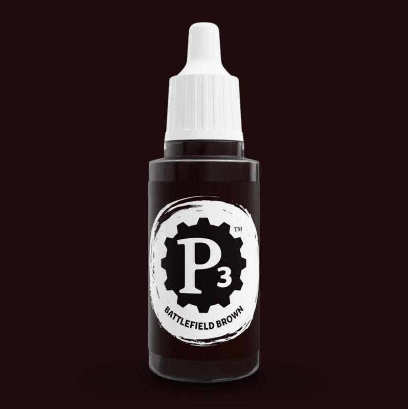 Privateer Press Paints (P3) Battlefield Brown 18ml (079/080)