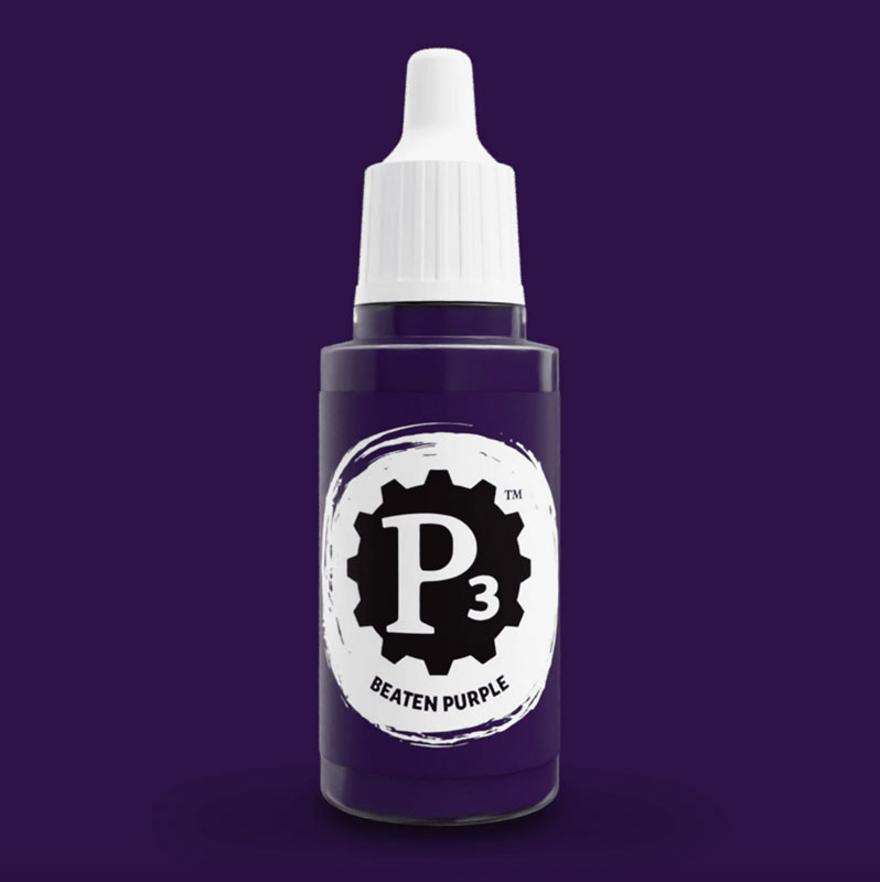 Privateer Press Paints (P3) Beaten Purple 18ml (062)