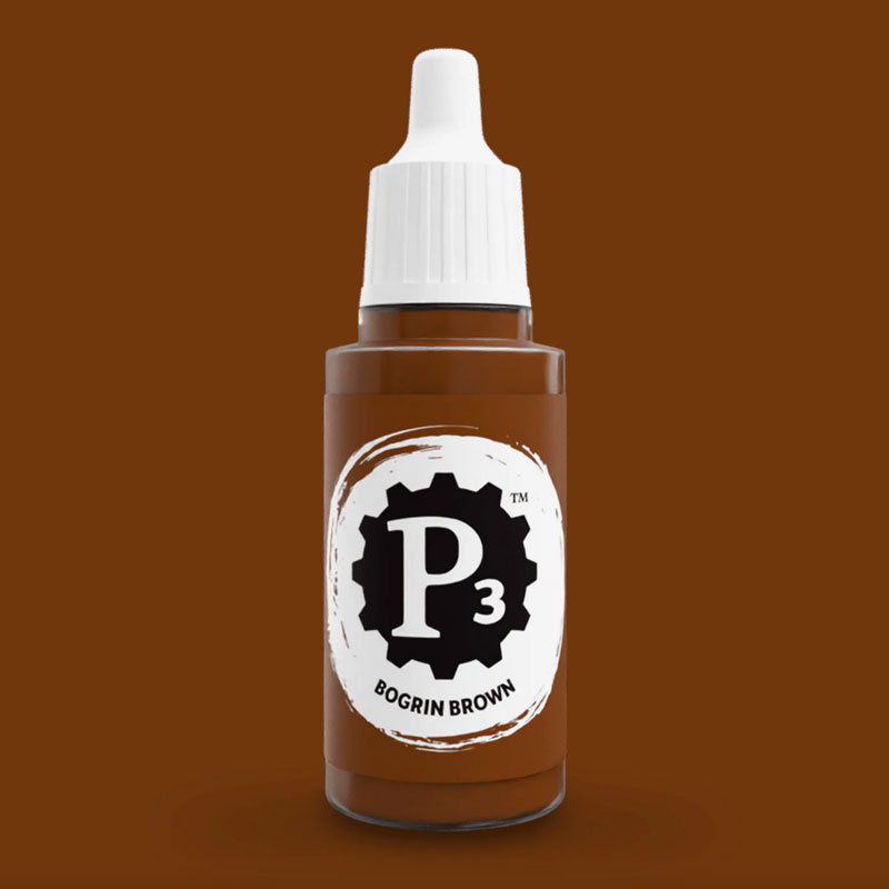 Privateer Press Paints (P3) Bogrin Brown 18ml (070)