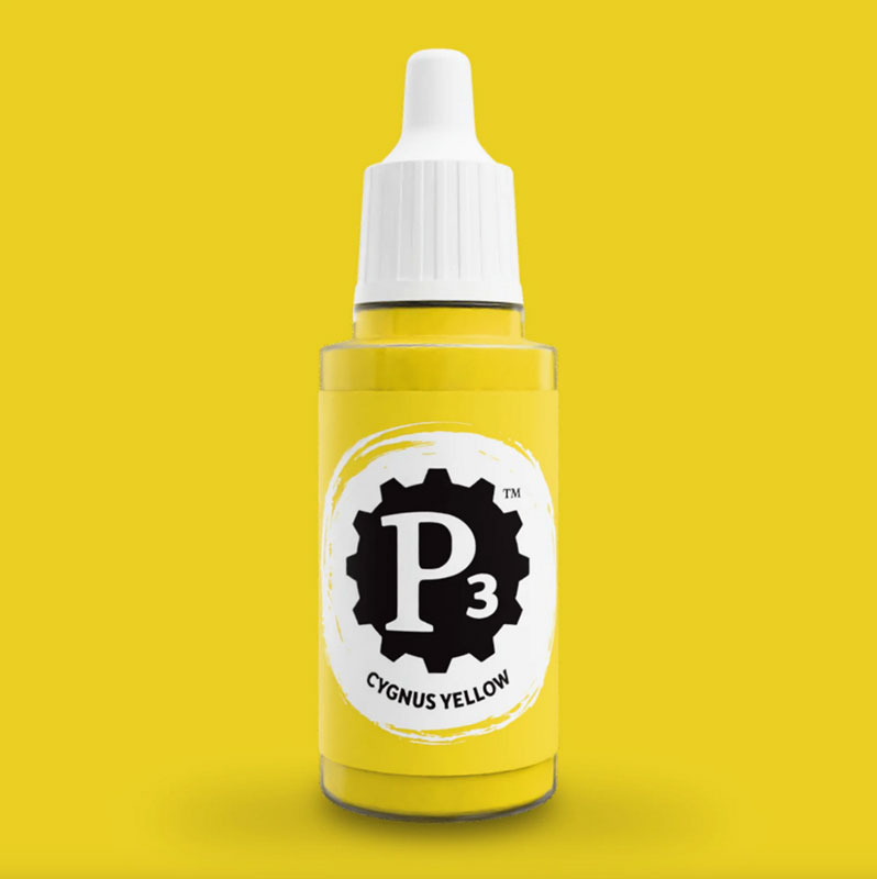 Privateer Press Paints (P3) Cygnus Yellow 18ml (031/032)