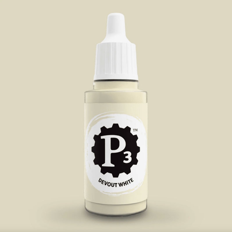 Privateer Press Paints (P3) Devout White 18ml (099)