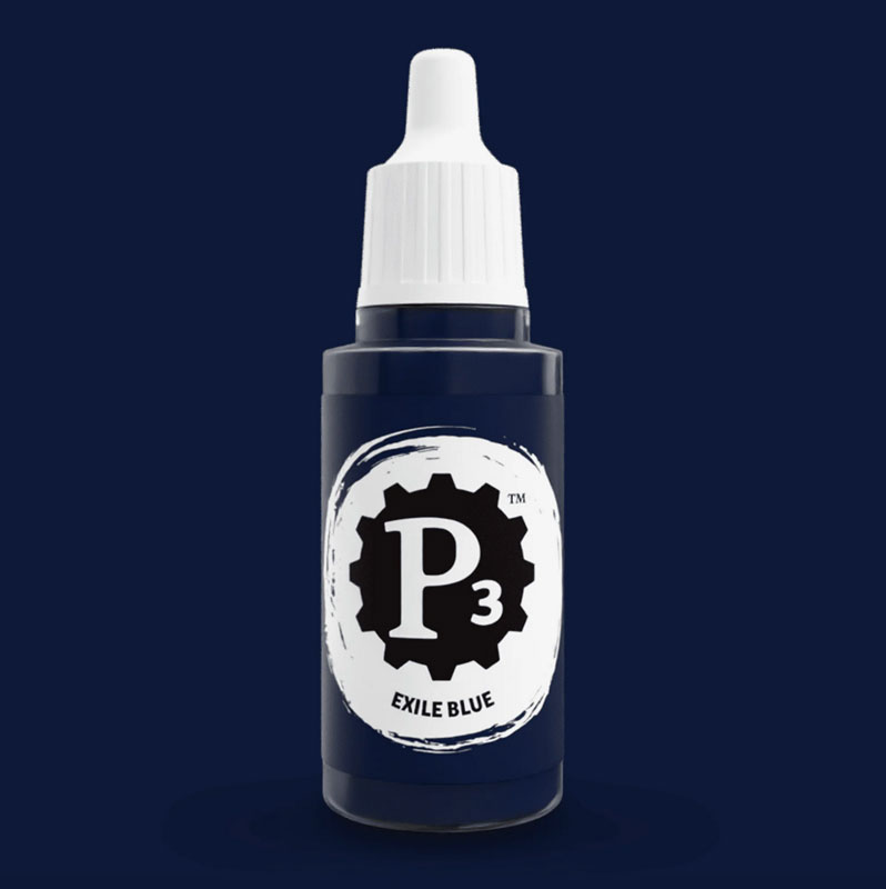 Privateer Press Paints (P3) Exile Blue 18ml (065)