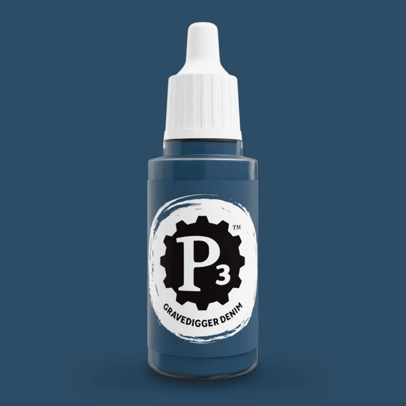 Privateer Press Paints (P3) Gravedigger Denim 18ml (001)