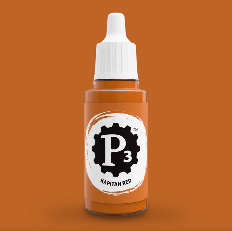 Privateer Press Paints (P3) Kapitan Red 18ml (038)