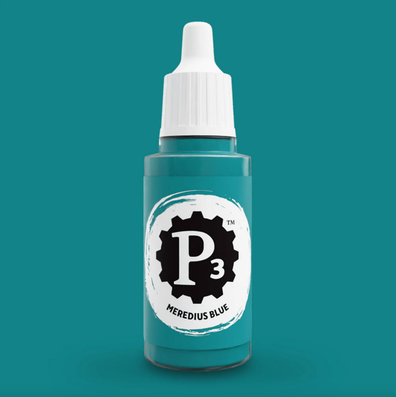 Privateer Press Paints (P3) Meredius Blue 18ml (005)
