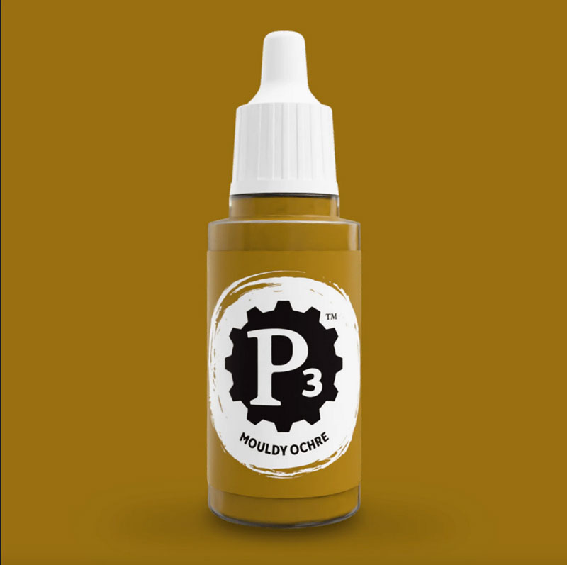 Privateer Press Paints (P3) Mouldy Ochre 18ml (034)