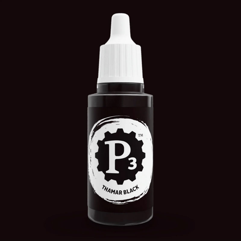 Privateer Press Paints (P3) Thamar Black 18ml (083/084)