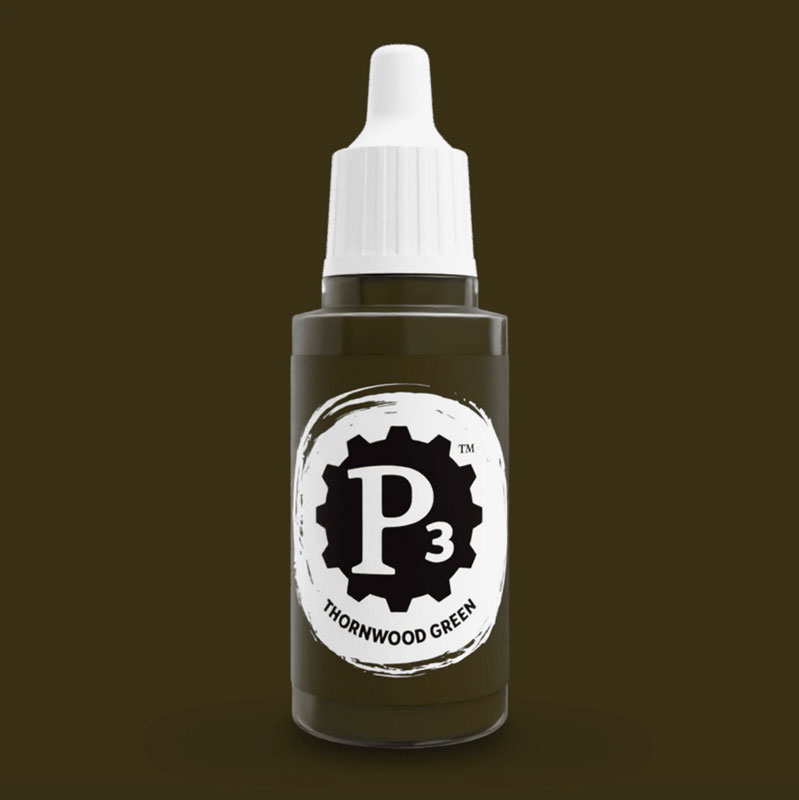 Privateer Press Paints (P3) Thornwood Green 18ml (014)