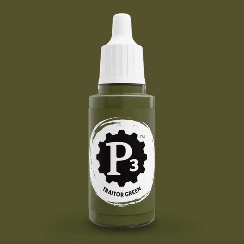 Privateer Press Paints (P3) Traitor Green 18ml (016)