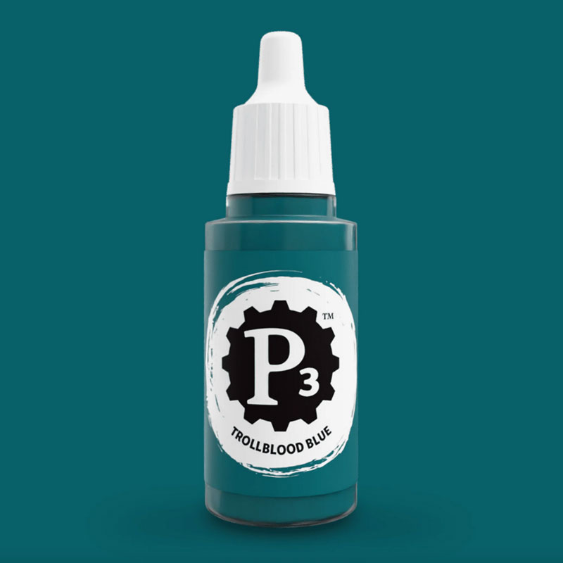 Privateer Press Paints (P3) Trollblood Blue 18ml (002)