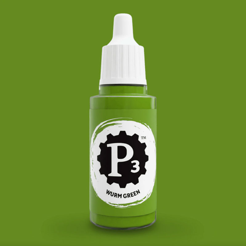 Privateer Press Paints (P3) Wurm Green 18ml (015)