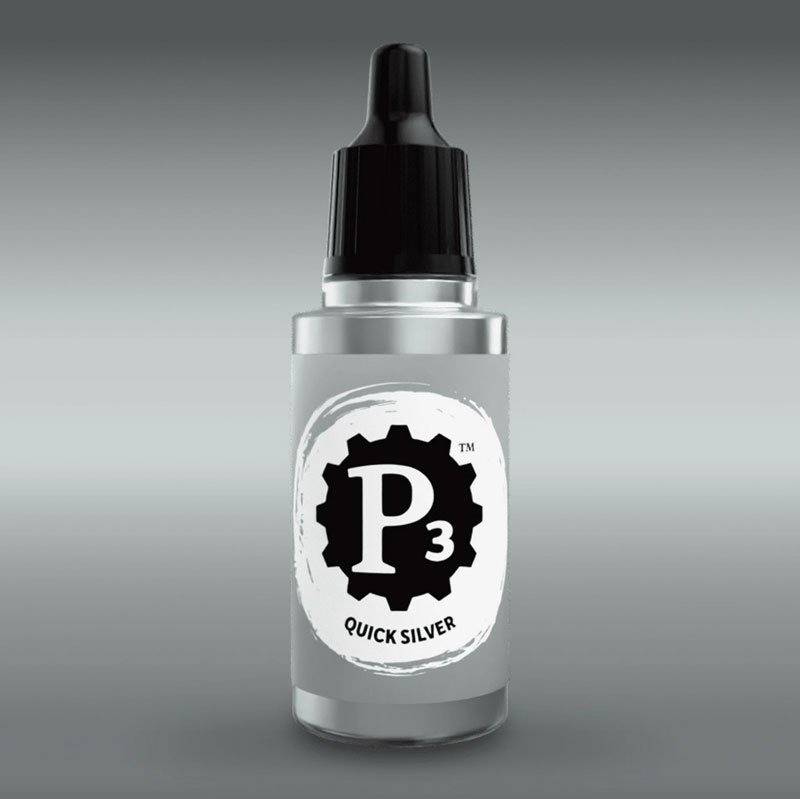 Privateer Press Paints (P3) Quick Silver Metallic 18ml (118)