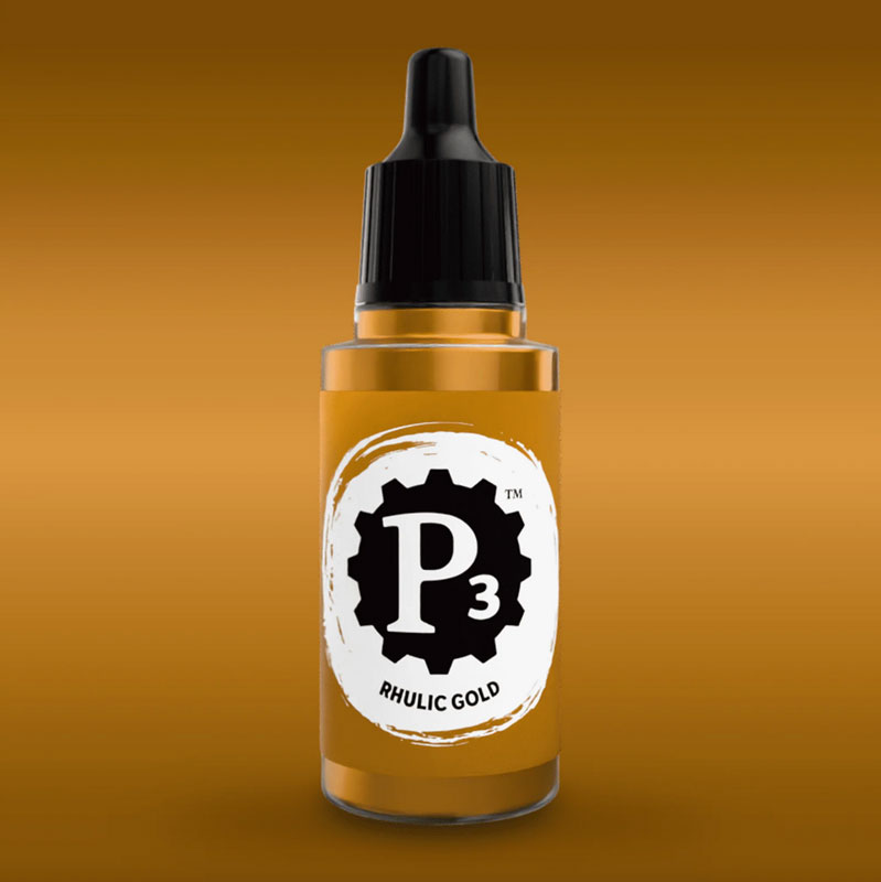 Privateer Press Paints (P3) Rhulic Gold Metallic 18ml (121)