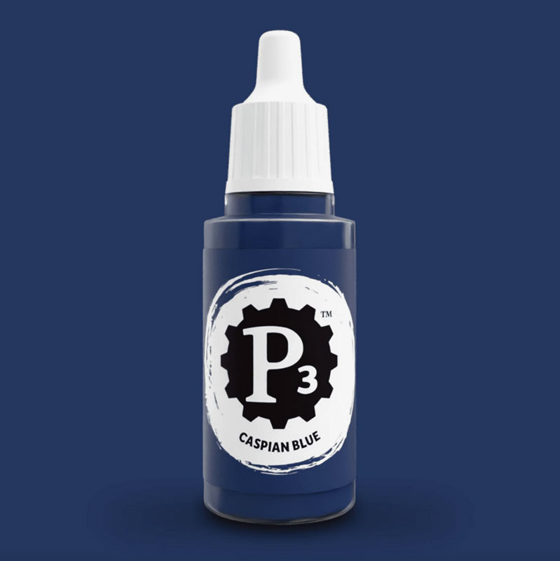 Privateer Press Paints (P3) Caspian Blue 18ml (010)