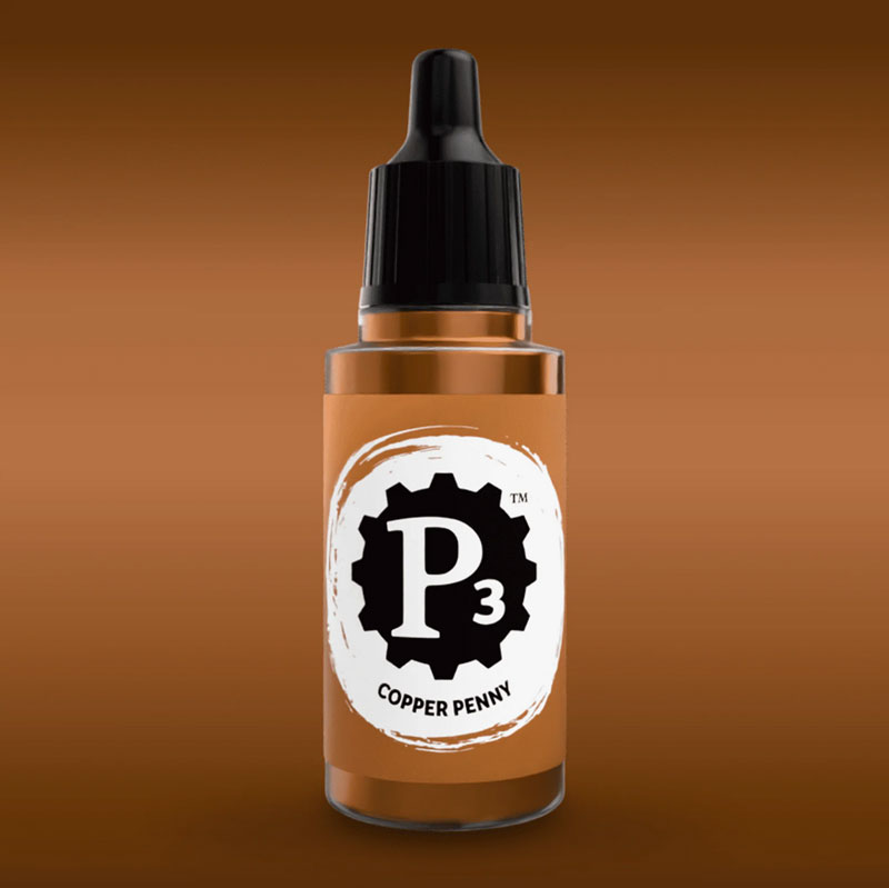 Privateer Press Paints (P3) Copper Penny Metallic 18ml (113)