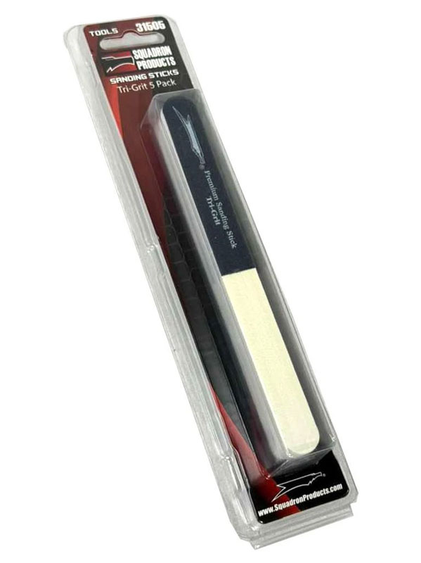 Squadron Tools 5pk Sanding Sticks Tri-Grit