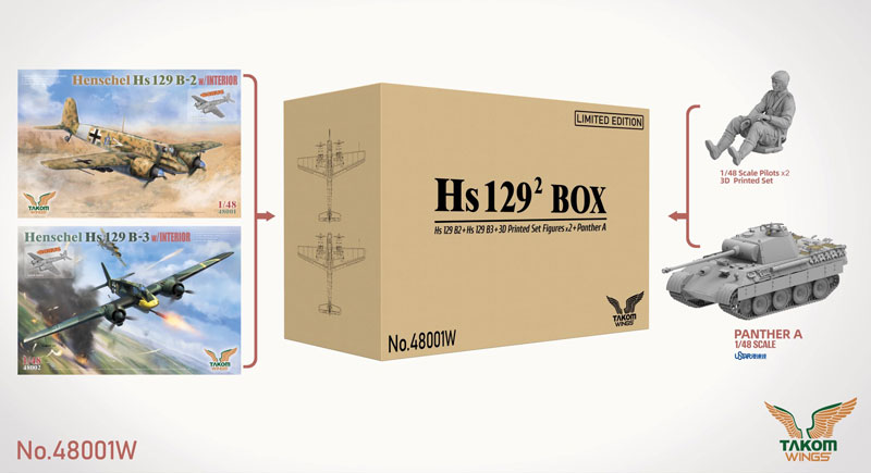 Takom Hs129*2 Box