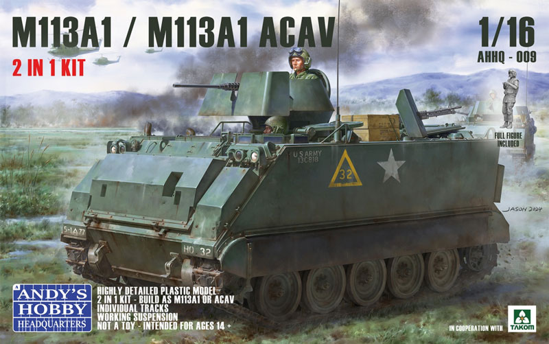 Andys Hobby Headquarters/Takom M113A1/M113A1 ACAV 2 in 1