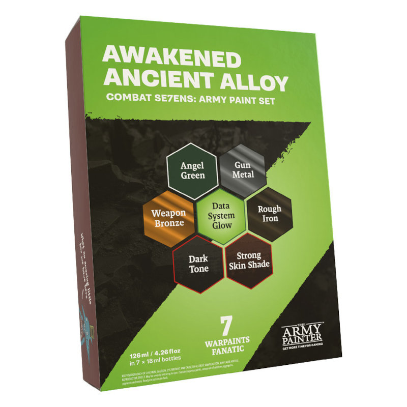 Army Painter Warpaints Combat Se7ens: Awakened Ancient Alloy Army Paint Set