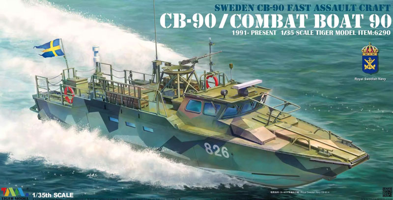 Tiger Model Sweden CB 90 / Combat Boat 90 1991-Present