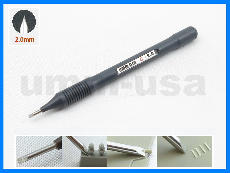 UMM Modeling Ultra Micro Chisel - 2.0mm Double Beveled