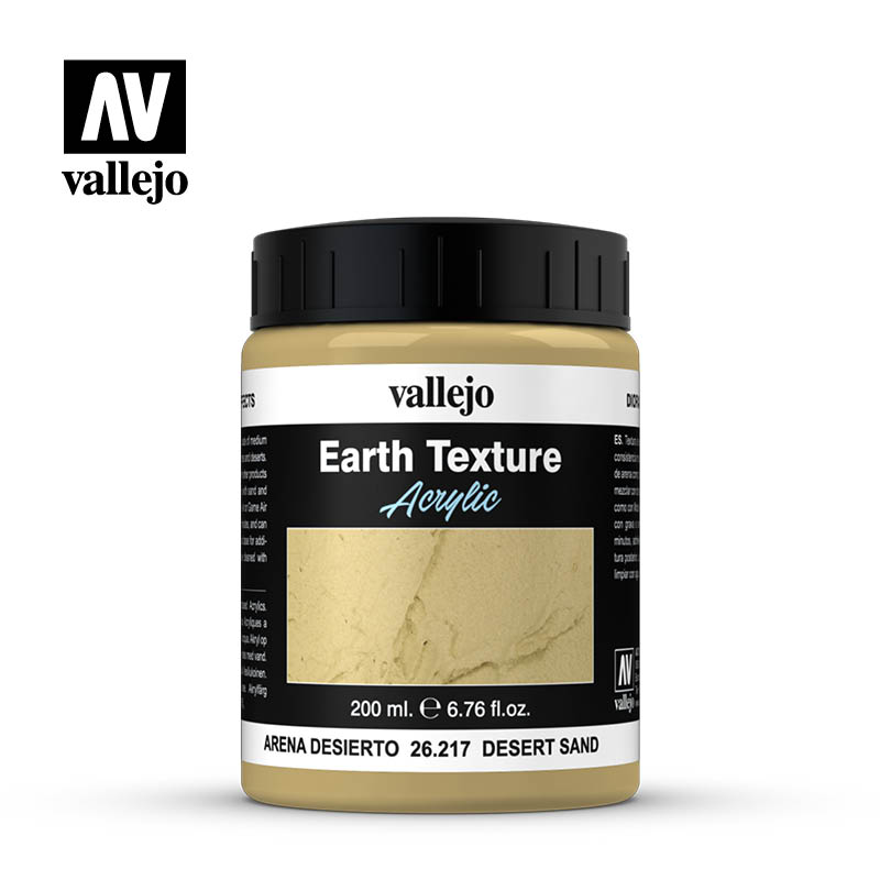 Michigan Toy Soldier Company : Vallejo - Vallejo Earth Textures- Desert  Sand 200ml.