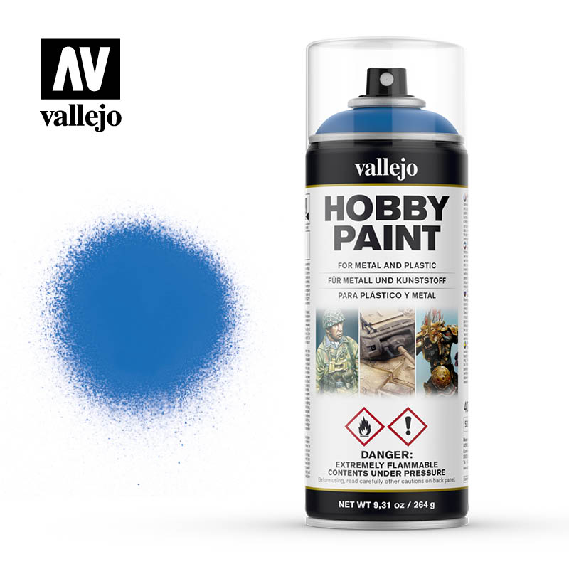 Michigan Toy Soldier Company : Vallejo - Vallejo Hobby Paint - Magic Blue  400ml Spray Can