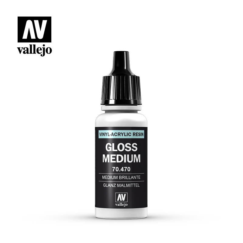 Vallejo Gloss Medium 18ml. Bottle