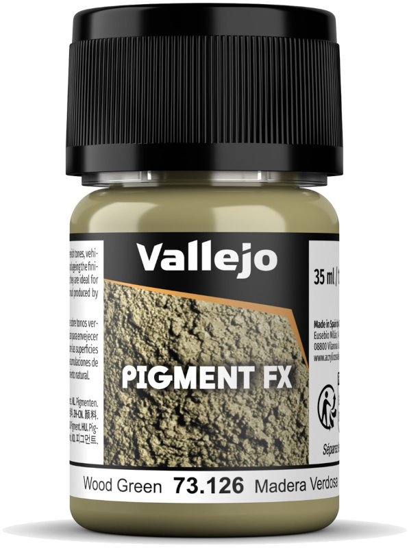 Vallejo Pigments - Wood Green - 30ml Bottle