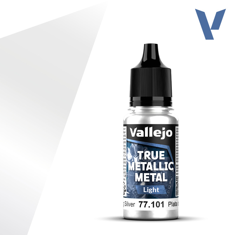 Vallejo True Metallic Metal Sterling Silver (Light) (18ml)