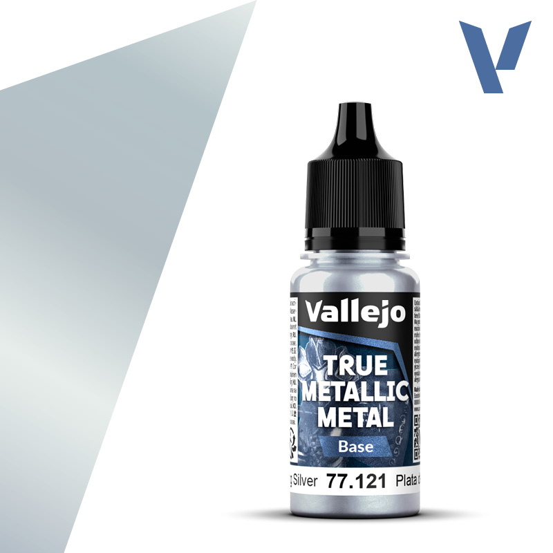 Vallejo True Metallic Metal Sterling Silver (Base) (18ml)