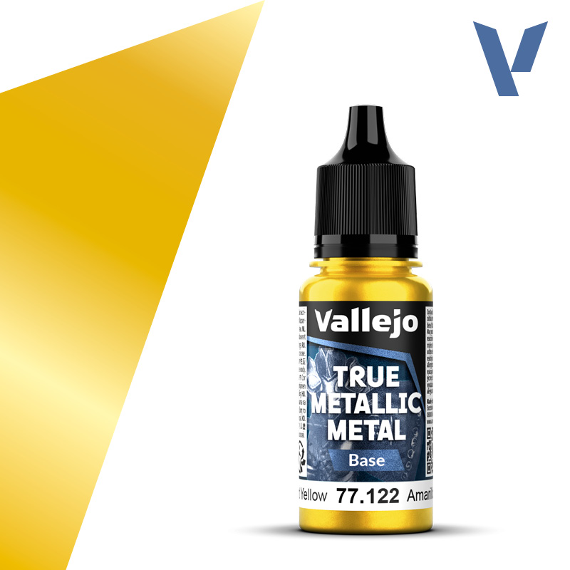 Vallejo True Metallic Metal Radiant Yellow (Base) (18ml)