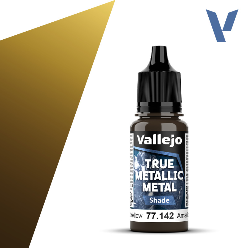 Vallejo True Metallic Metal Radiant Yellow (Shade) (18ml)