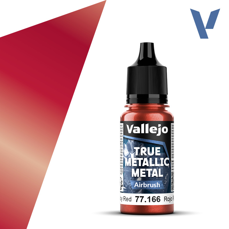 Vallejo True Metallic Metal Ruby Red (Air) (18ml)