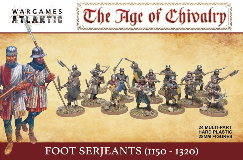 Wargames Atlantic The Age of Chivalry: Foot Serjeants (1100-1320)