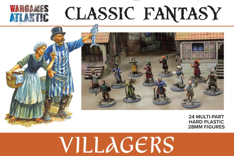 Wargames Atlantic Classic Fantasy: Villagers