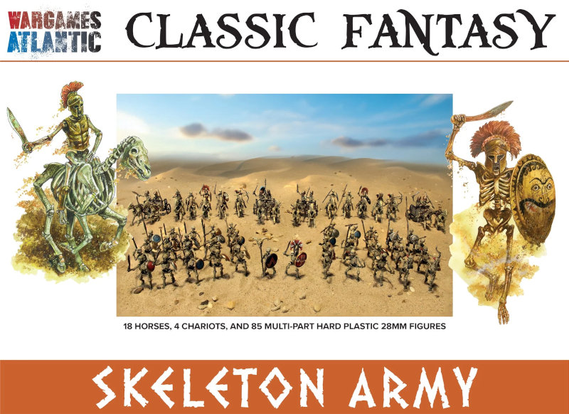 Wargames Atlantic Classic Fantasy: Skeleton Army Box Set