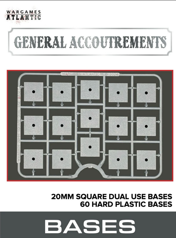 Wargames Atlantic General Accoutrements: 20mm Dual Use Bases