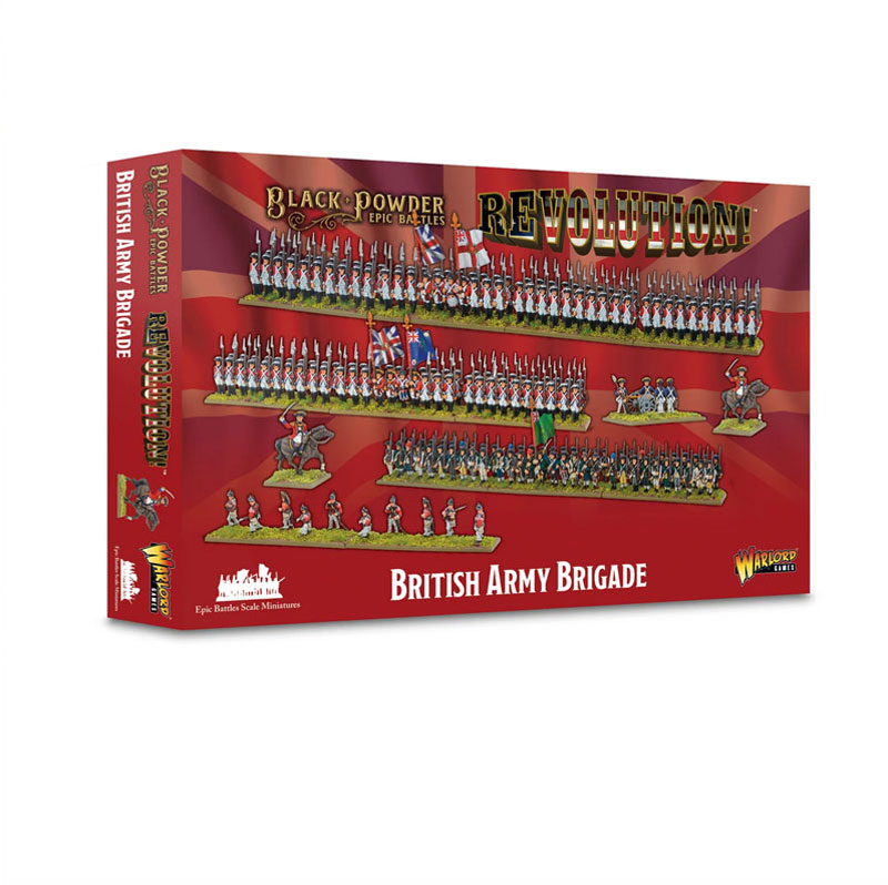 Warlord Black Powder Epic Battles: Revolution! - British Army Brigade