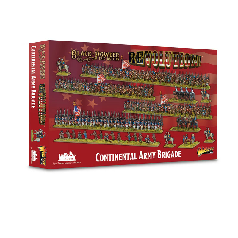 Warlord Black Powder Epic Battles: Revolution! - Continental Army Brigade