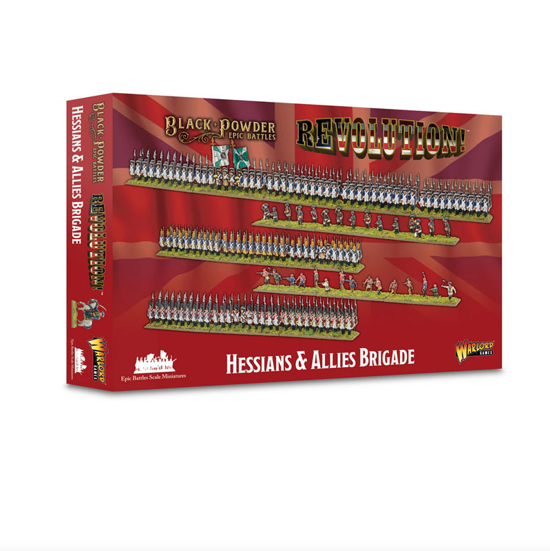 Warlord Black Powder Epic Battles: Revolution! - Hessians & Allies Brigade