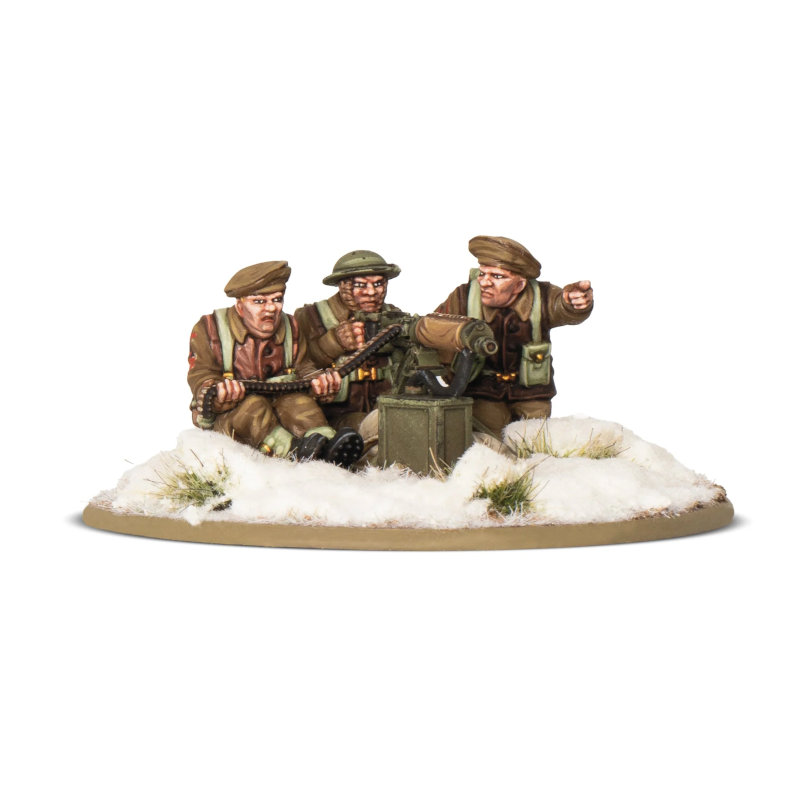 Warlord Bolt Action British & Canadian Infantry (Winter) MMG Team