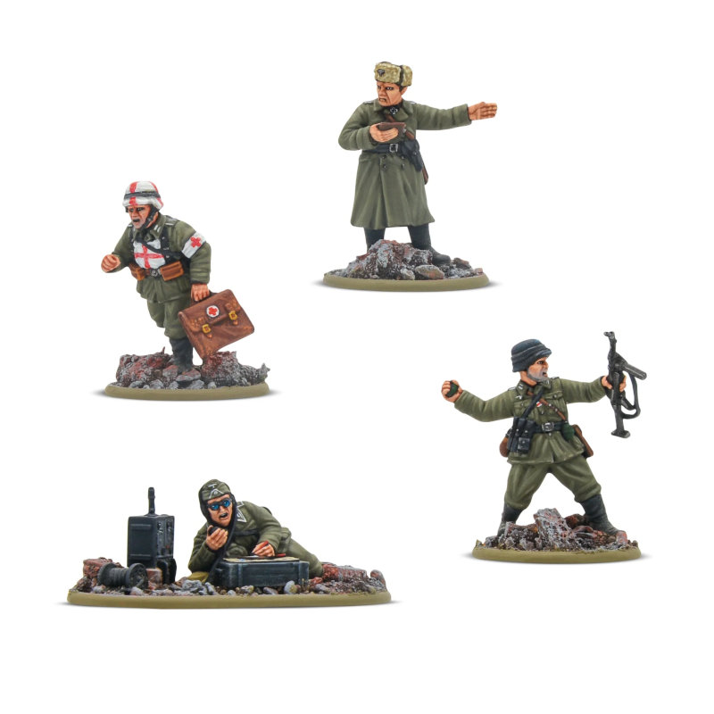 Warlord Bolt Action German Veteran HQ