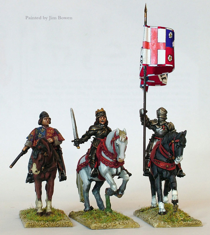 Michigan Toy Soldier Company : Perry Miniatures - Perry Miniatures Wars Of  The Roses: (York) High Command (Mounted)