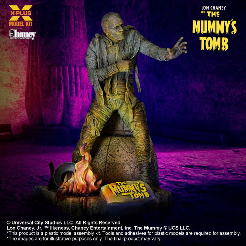 Lon Chaney as The Mummys Tomb w/Detailed Base from 1942 Film